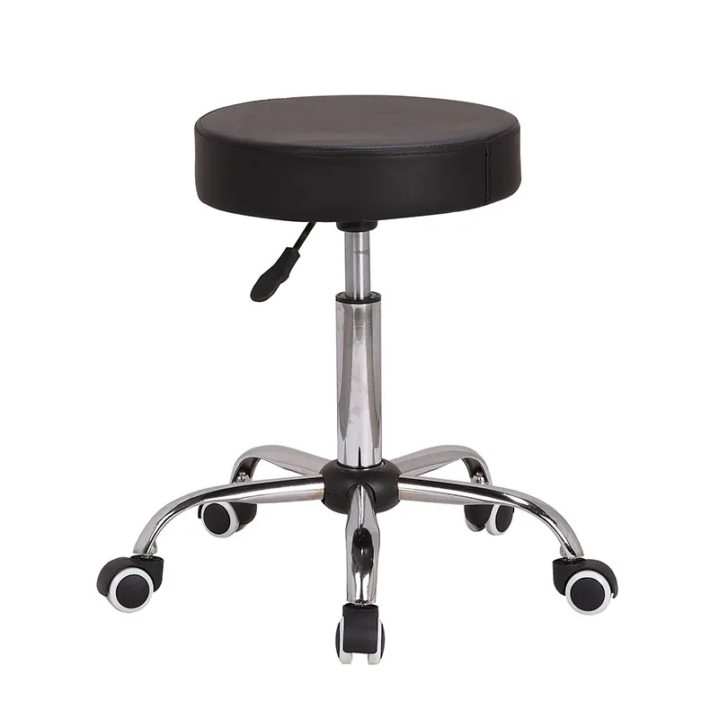 Customized Adjustable Hydraulic Rolling Swivel Round Saloon Chair Bar
