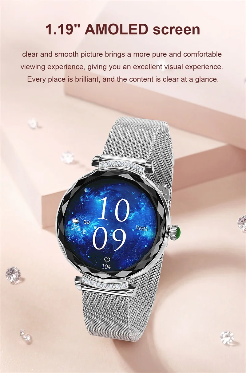 2024 New Arrivals NX7 Pro AMOLED Smart Watch 1.19 inch 390*390 Round Screen BT Calling FitCloudPro IP68 Reloj NX7 Pro Smartwatch for Women (13).jpg