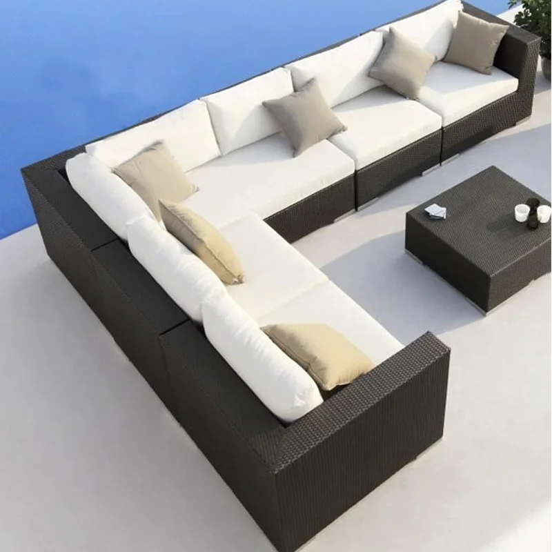 Высококачественные наборы мебели из ротанга/плетеной мебели, набор диванов из ротанга, мебель с плоской упаковкой