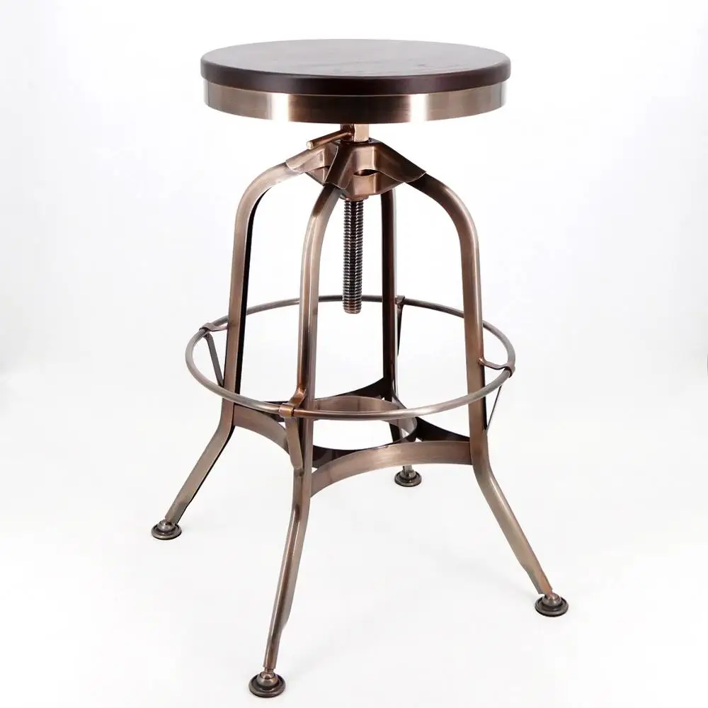 club kitchen cafe free height high chair steel swivel retro bar