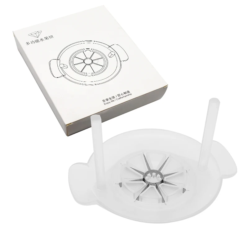 Кухонные аксессуары портативная овощерезка Овощечистка резка яблок из нержавеющей стали с основанием