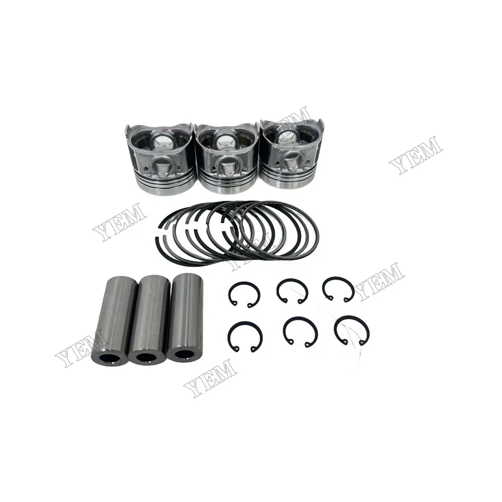 3D67E Overhaul Rebuild Kit Compatible with for Komatsu 3D67E 3D67E-1A Excavator PC18 4