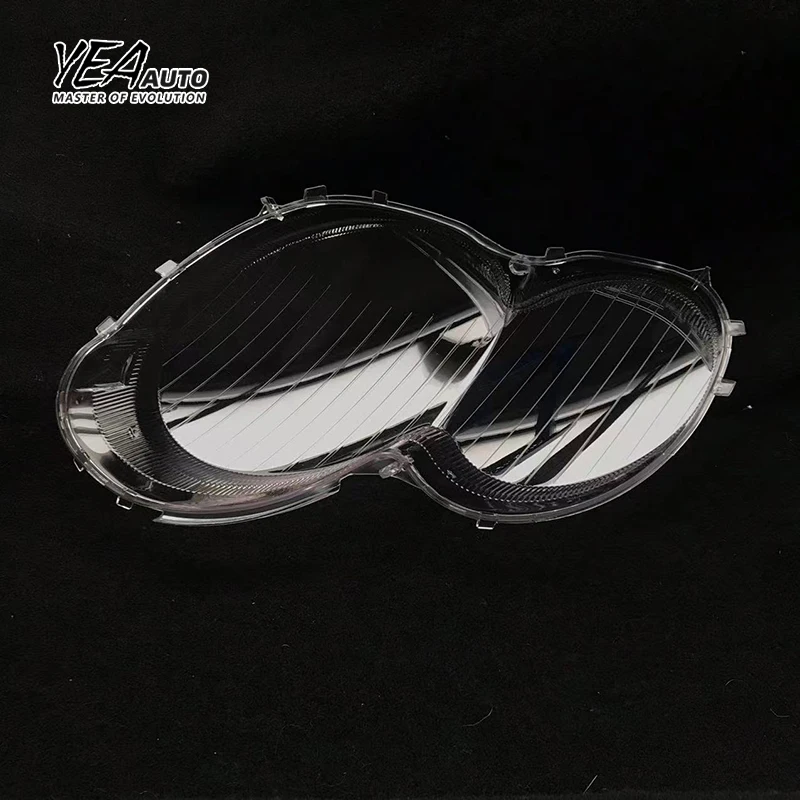 product yea auto car pc headlight glass lampshade cover lens for mercedes benz sl class headlamp glass shade lens cover 2004  2007-32