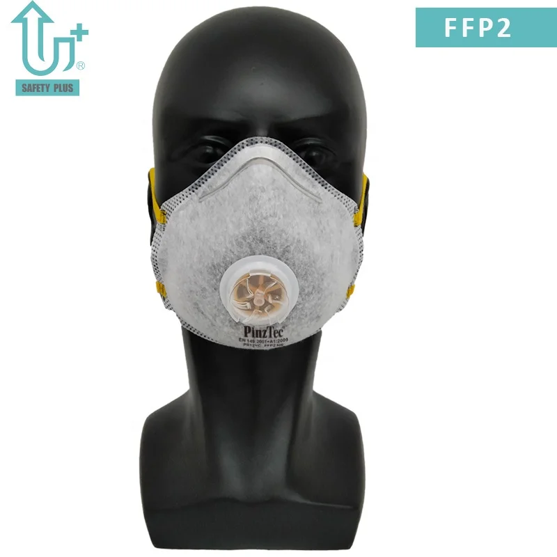 Valved 4 Layers Particulate Respirator Disposable Anti Dust Protective Activated Carbon FFP2-Mask at FFP2
