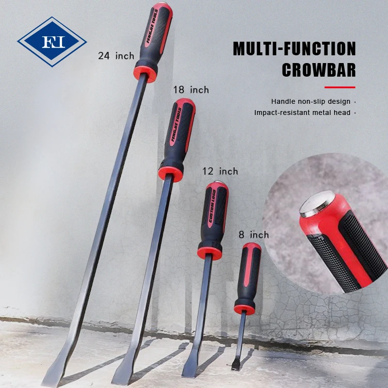 Factory Direct Sales Pry Bar Tools for Car Repair Tool 8 Inch 12 Inch 18 Inch 24 Inch Crowbar