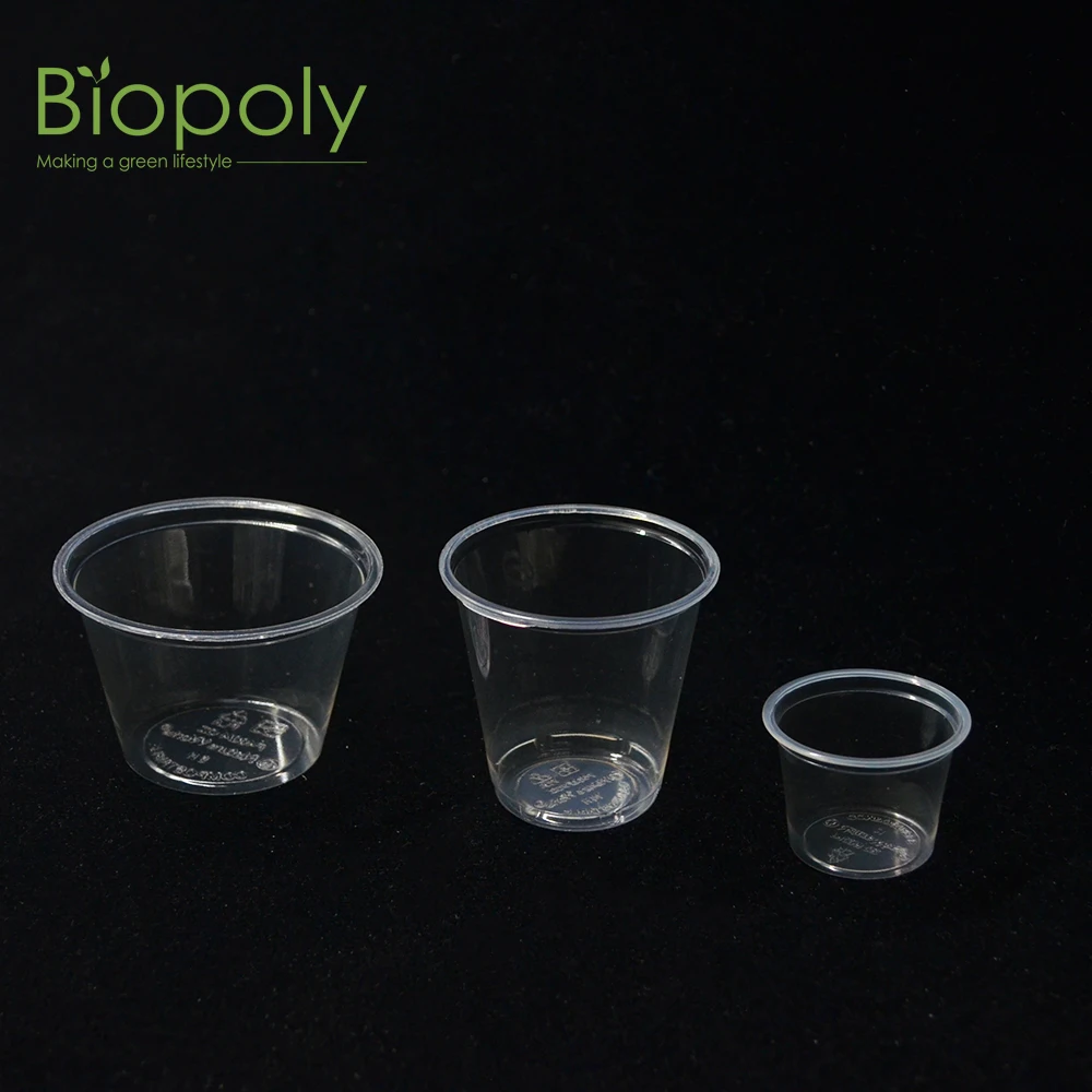 Полностью Компостируемая холодная чашка из пла с высокой надежностью