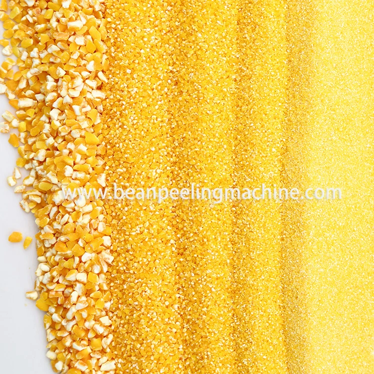Small Scale Maize Milling Machine Corn Peeling and Grinding Machine