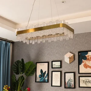 Wholesale Modern Luxury Living Room Decoration Led Crystal Chandeliers Lighting