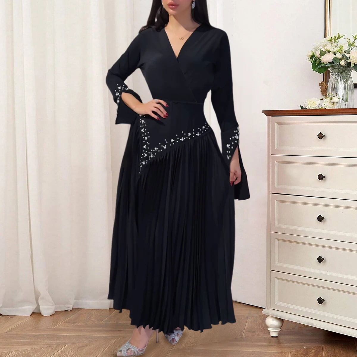 black dress for funeral long sleeve Amazon.com: Hobemty Women's Funeral Wear to Work Dress Long Sleeve 2025 Pencil Dress for Women Small Black : Clothing, Shoes & Jewelry