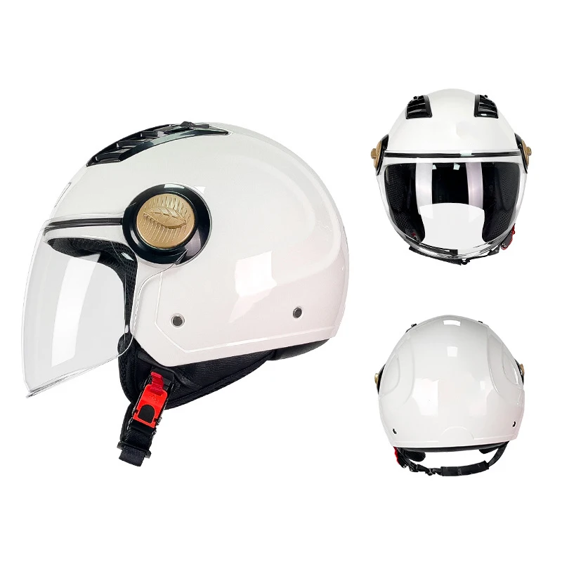 Hot Selling Half Face Helmets Electric Motorcycle Helmet Anti Fog Film