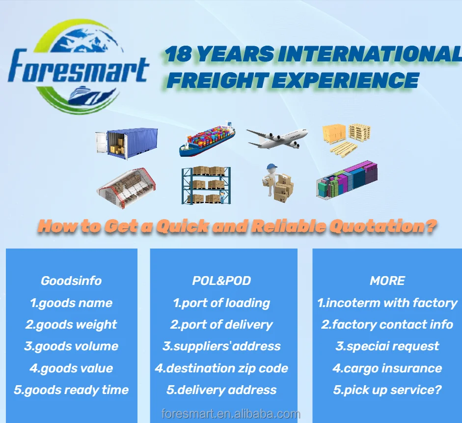 Sea Freight Forwarder Cost Shipping Agent Rates From China to Ecuador Nassau Bahamas Honduras Uruguay Belize Trinidad and Tobago