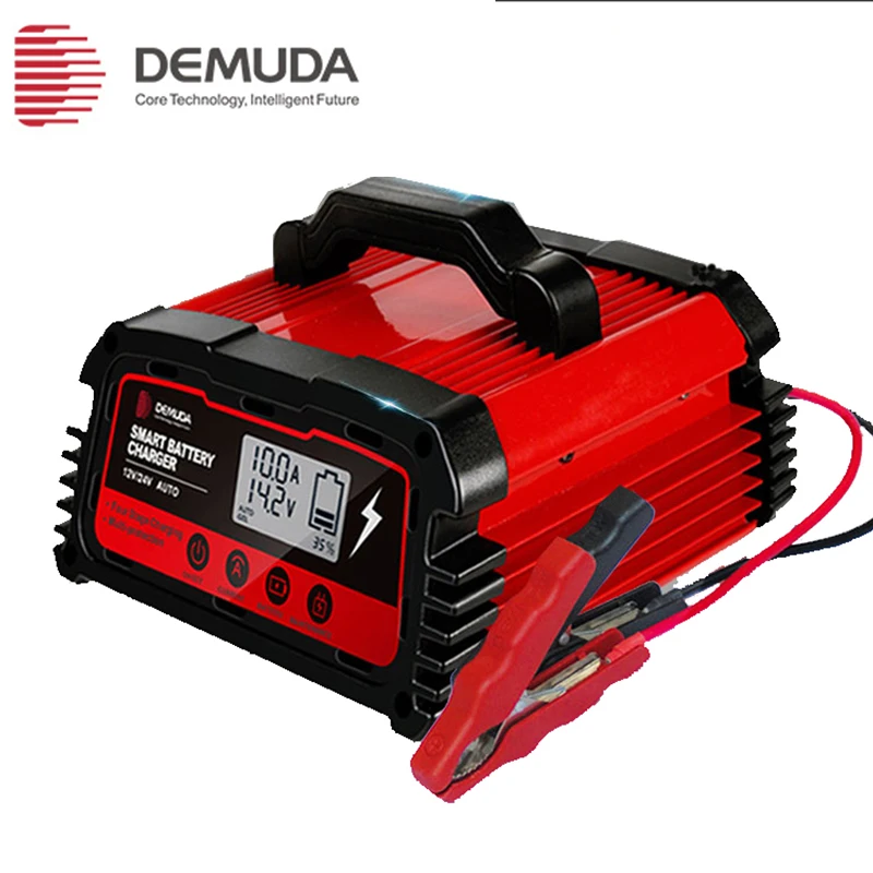 demuda AGM GEL 12v 24v intelligent run down car battery charger