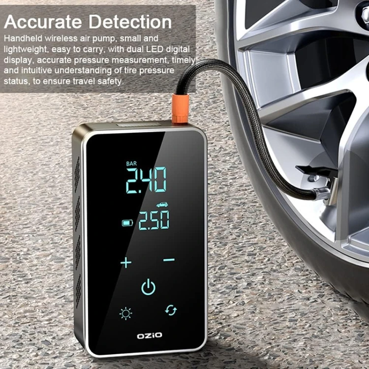 Best Quality Ozio YX1715C Wired Version Portable LED Digital Display Smart Air Pump