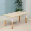 Brown wood grain single table