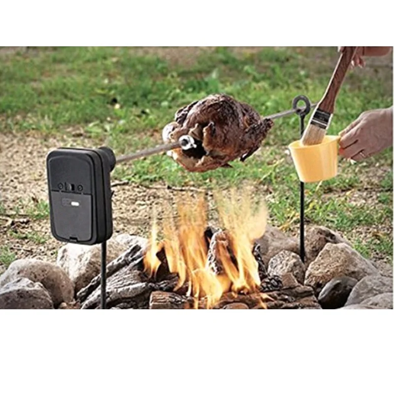 Portable rotisserie outlet spit