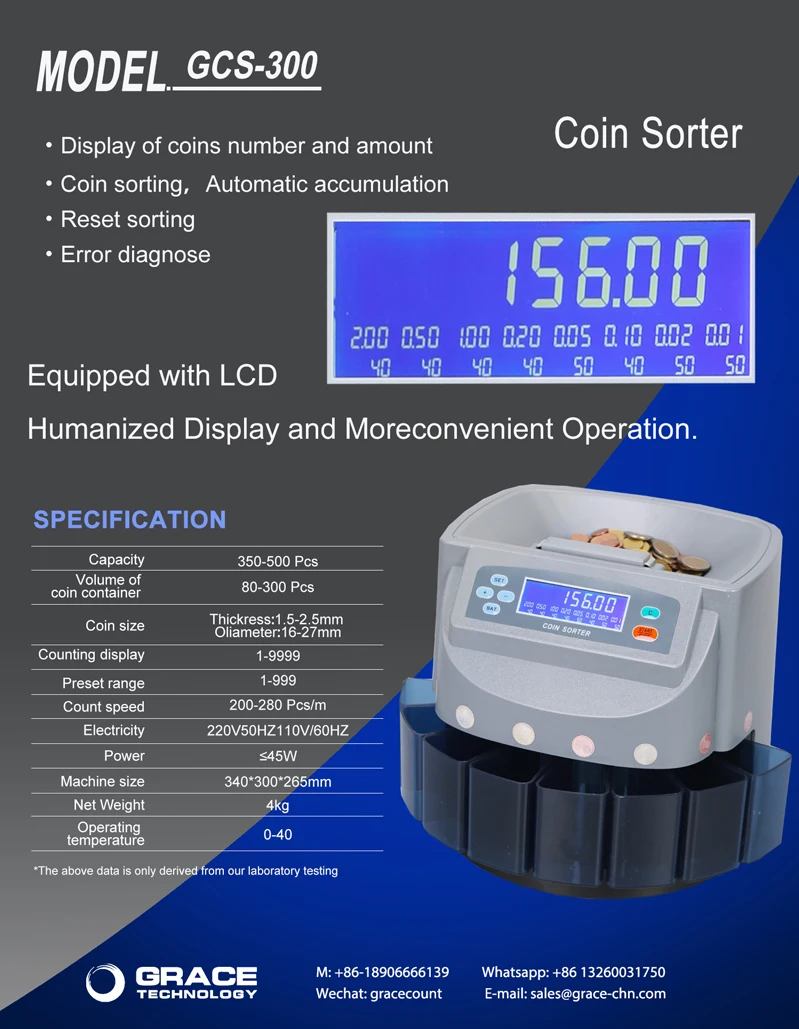 Europe Philippines Mexico Coins Counting Machine Automatic Electronic Coin Counter Buy Coins