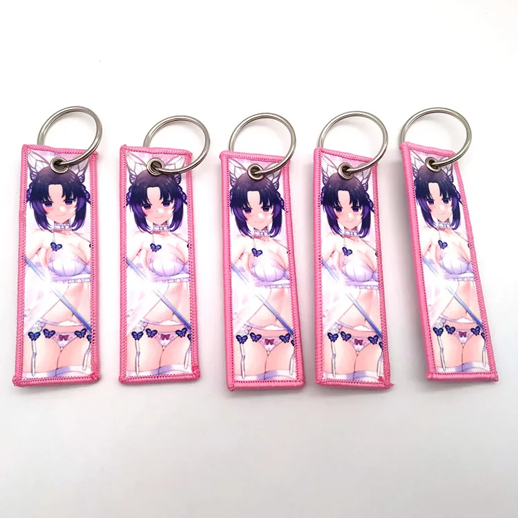 Sublimation Key Chain Custom Logo Key Jet Tag Anime Keychain