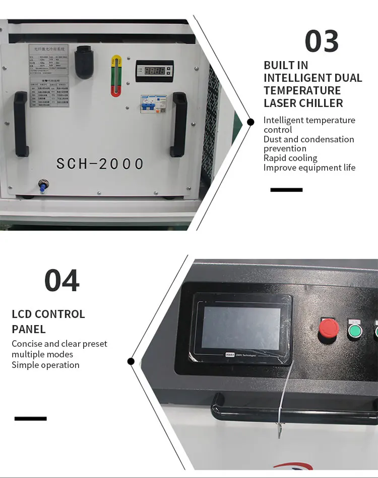 Handheld laser welding machine 4 in 1 multifunctional small machine cutting welding rust removal cleaning welding supplier