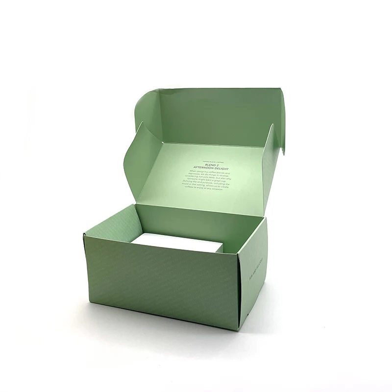 Custom Printed Design Roll End Mailing Box Folding Corrugated Cardboard Paper Mailer Box Packaging