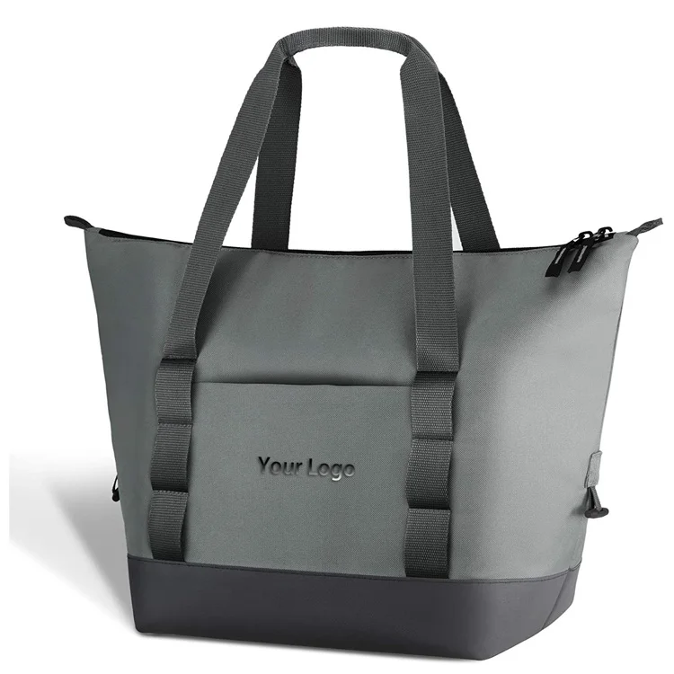 Tilpasset logo strandkjøler totepose vannbestandig matlevering stor isolert tote kjølerpose for picnic