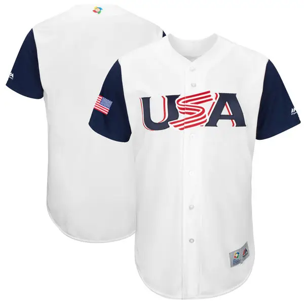 Wholesale Men's Mexico Baseball White 2017 World Baseball Classic Team  Jersey stitched S-5XL From m.