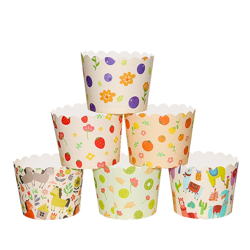 Beigu Disposable  Paper Baking Cups Muffin Cake Cups  Baking Cupcake Liners