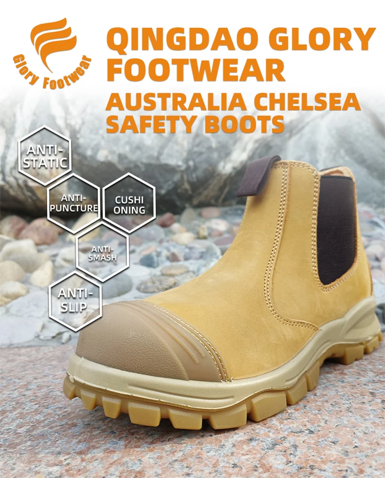 Zstep Brand Bsi Ce Nubuck Leather Slip On Australia Comfortable Steel