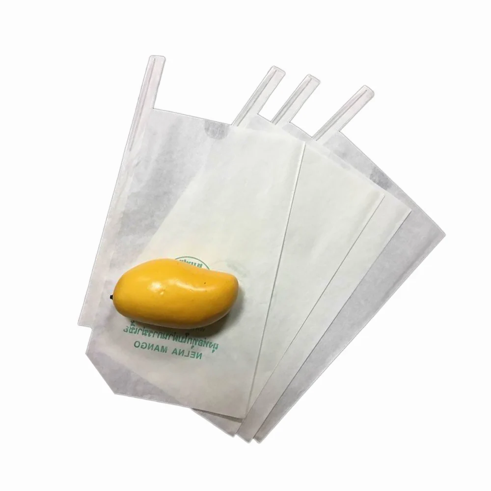 Premium Double Shinning Wax Coated Mango Yellow Kraft Paper Bag For Protecting