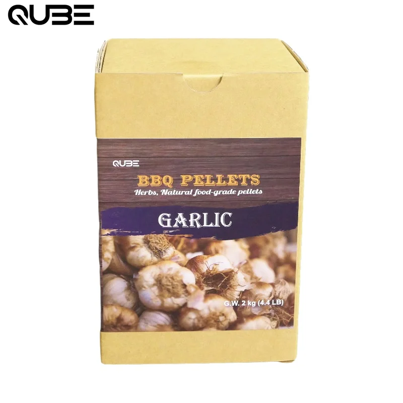 
Box Garlic Barbecue With 100% Natural Garlic Wood Pellet 