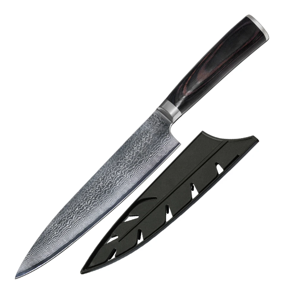 Wholesale 2021 new design 67 layers kitchen Damascus VG 10 Steel