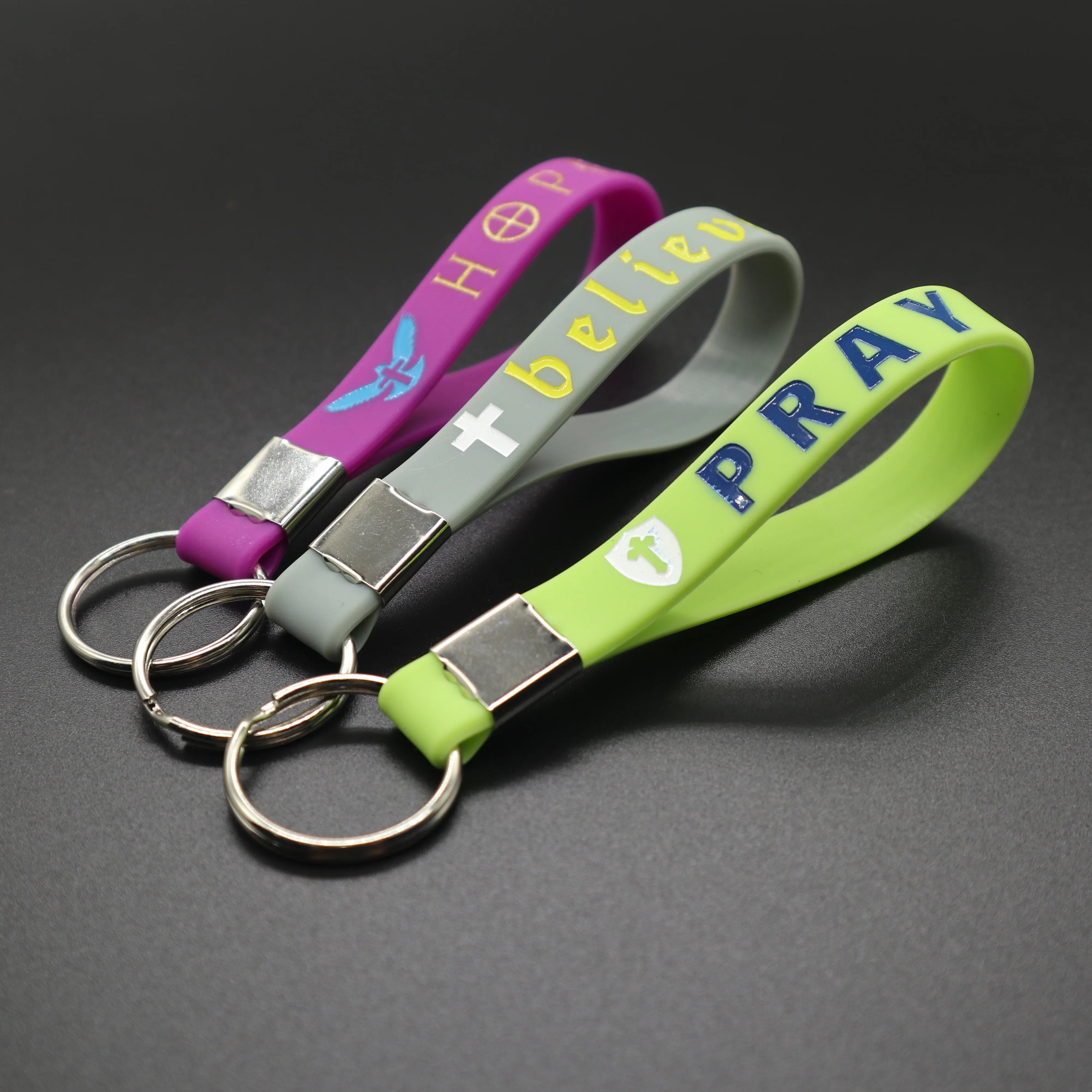 RTS Christian Inspirational Bible Keychains / Wholesale Bulk Religious Keyrings / Church Gifts Supplies Baptism Party Favors