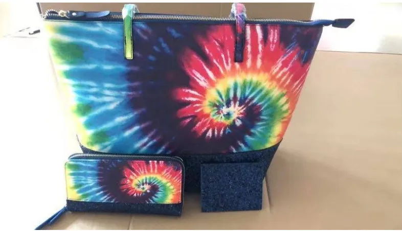 kate spade tie dye purse and wallet