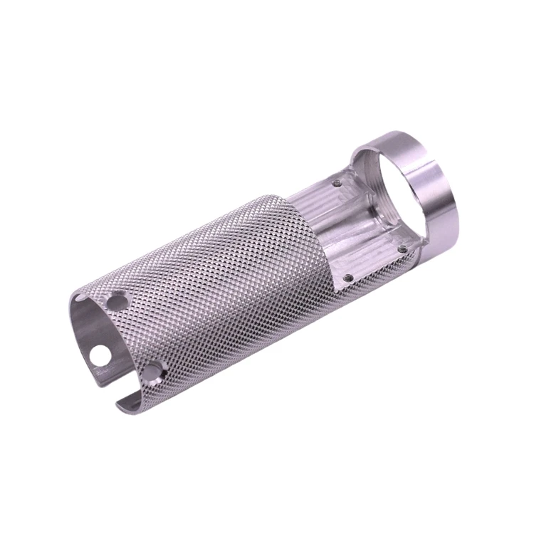 High precision titanium stainless steel cnc machining custom turning milling knurling parts