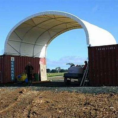 Укрытие для контейнеров портативный навес металлическая рама материал сада оригинальный тип здания модель