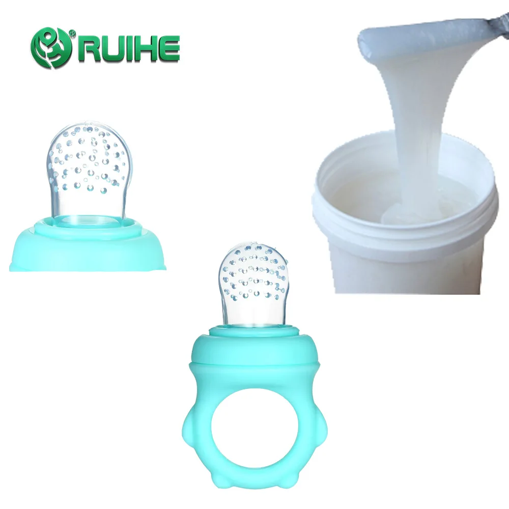 ROHS Injection Molding Food Grade Clear LSR Liquid Silicone Rubber with 1000 mPa.s Viscosity and 7.0 MPa Tensile Strength