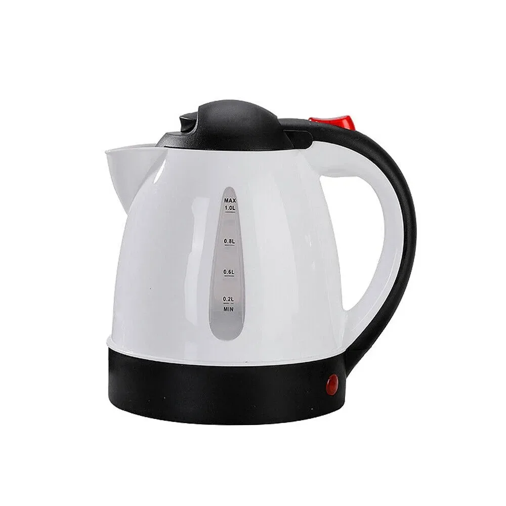 12V 24V Car Electric Kettle 1L Large Capacity Portable Travel Water Boiler  Car Truck Travel Coffee Heated Tea Pot