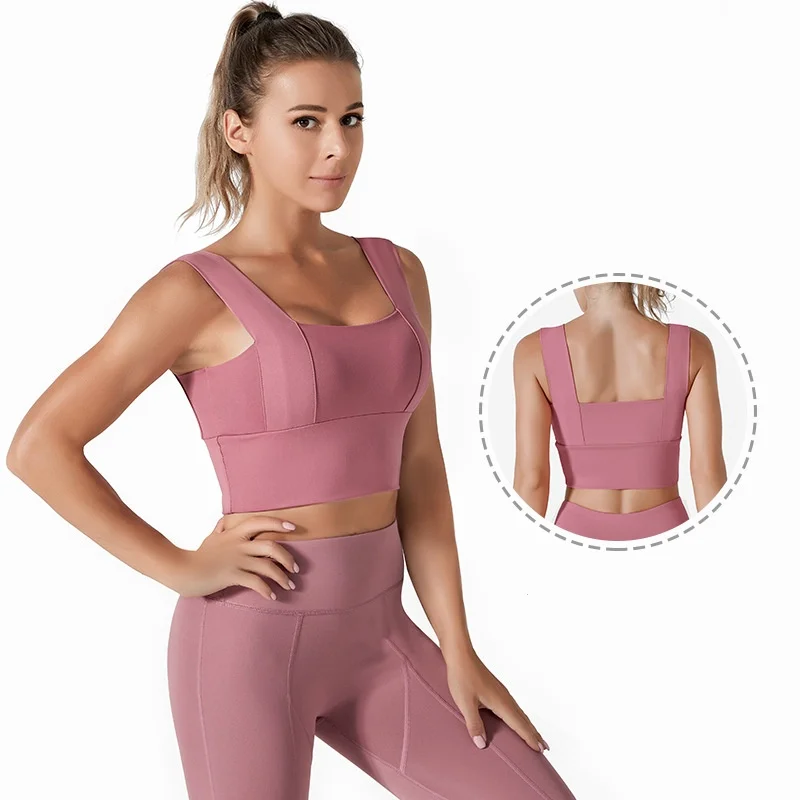 Deportes conjunto de yoga de 2 piezas Llevar Gimnasio Fitness Ropa de Yoga Ropa Deportiva Mujer Ropa deportiva Levantamiento de Glúteos Entrenamiento