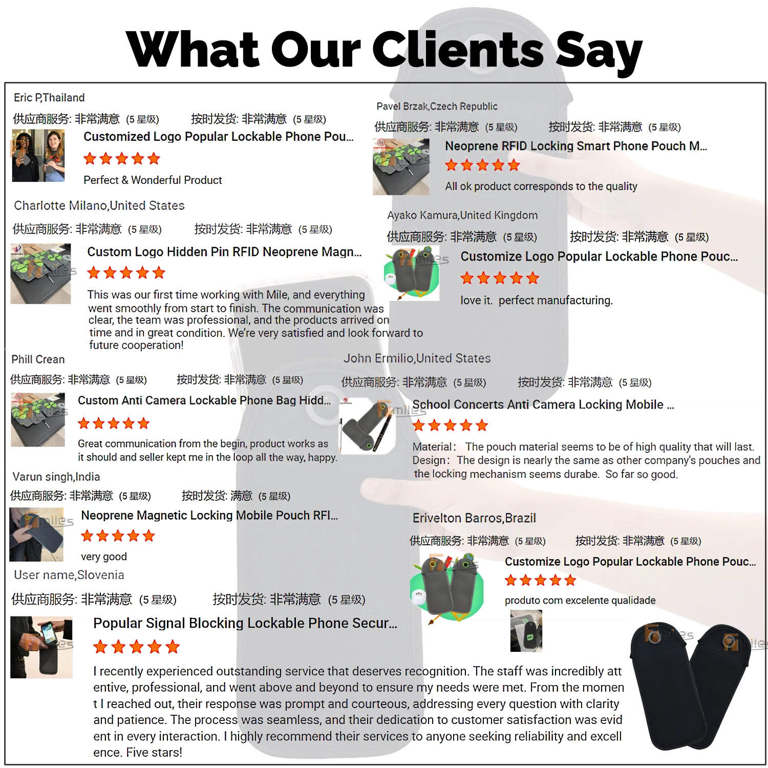 流行信号阻挡可锁定手机安全袋防摄像头磁性储物柜氯丁橡胶锁定学校手机袋