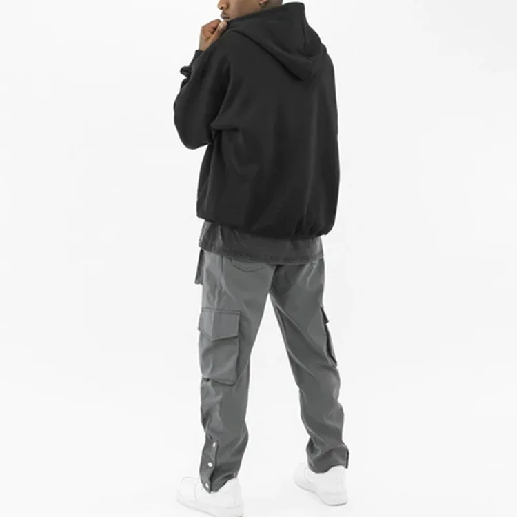 2022 Oem Custom Button Detailing Cargo Pants Streetwear Cargo Pants Khaki Track Cargo Pants Men