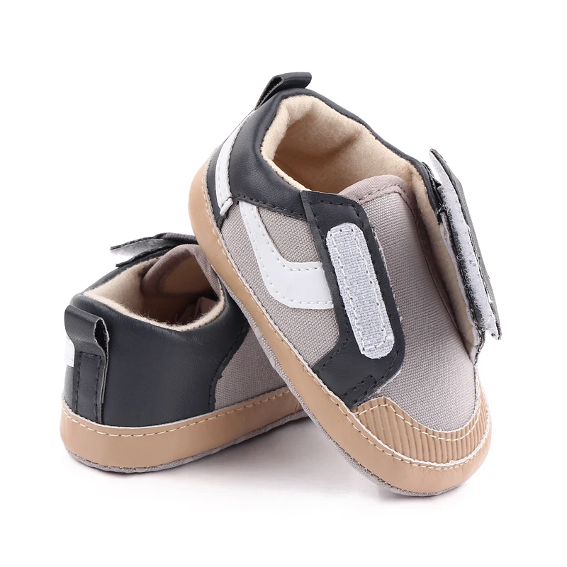 High Quality Hook&loop Canvas Toddler Boys and Girls Shoes 0-18 Months 2022 supplier