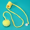 Yellow extended door spring pom-pom