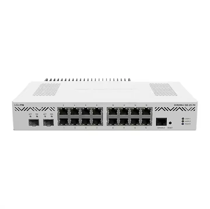 Mikrotik CCR2004-16G-2S+PC - Smart Router with 16 Gigabit Ports