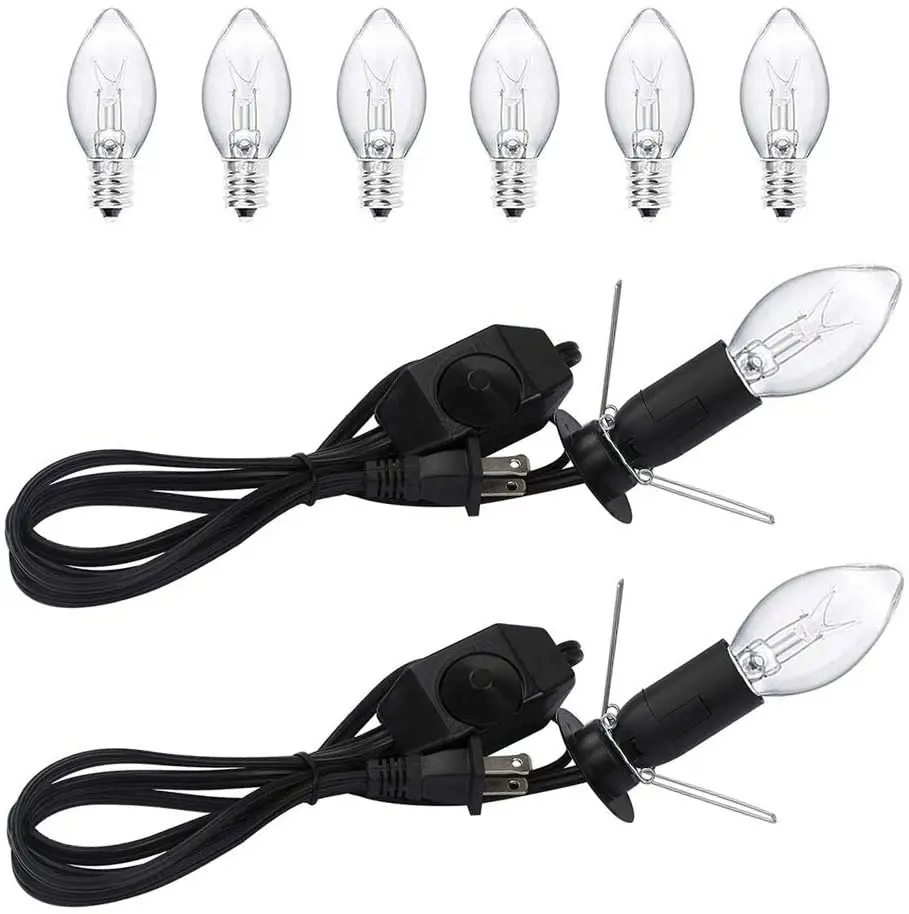 6ft Original Replacement Himalayan Wire E12 E26 Salt Power With Switch