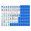 Blue mahjong
