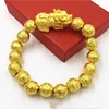 bianco no.7 perline rotonde placcate in oro e stile audace
