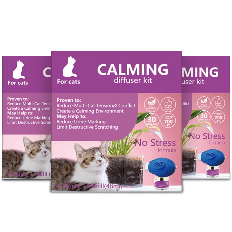 Pet Calming Diffuser for Cats Behavior Control and Relief Anxiety Cat Calming Relief Pheromone Diffuser