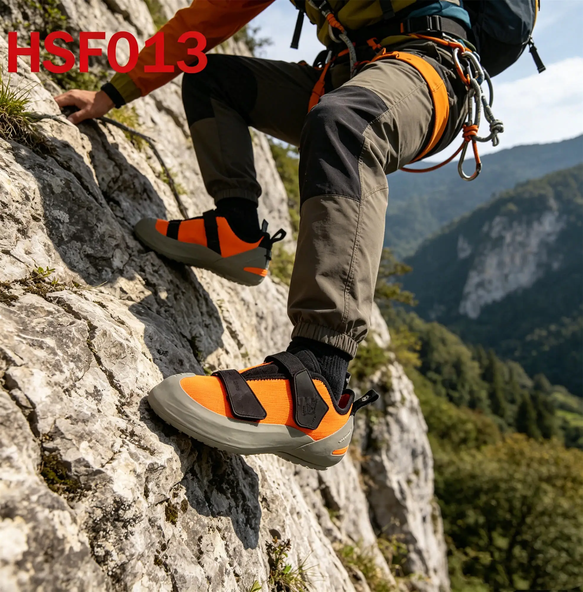 ZYF,Technique Drill Precise Footwork Perfect Fit Toddler Climbing Shoes Withstand Tear Nylon Fabric Child Boulding Shoes HSF013