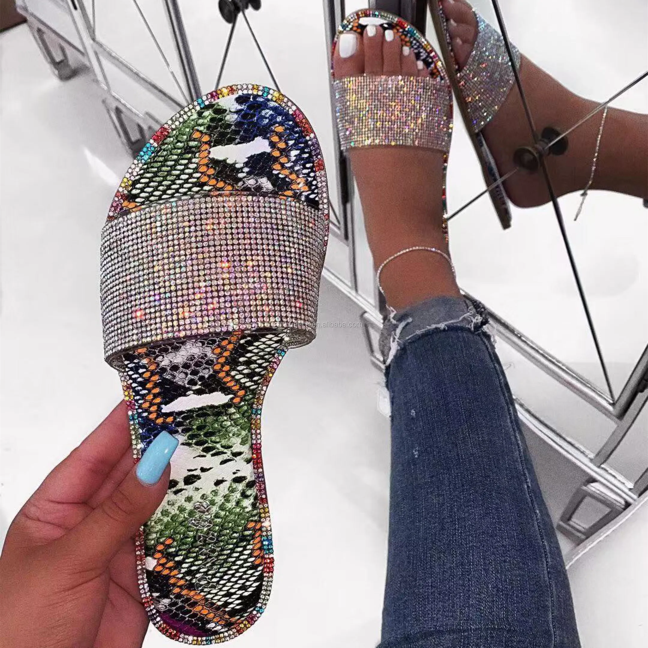 Rhinestone Sandals Women's Sandals 2019 Wholesale Women
