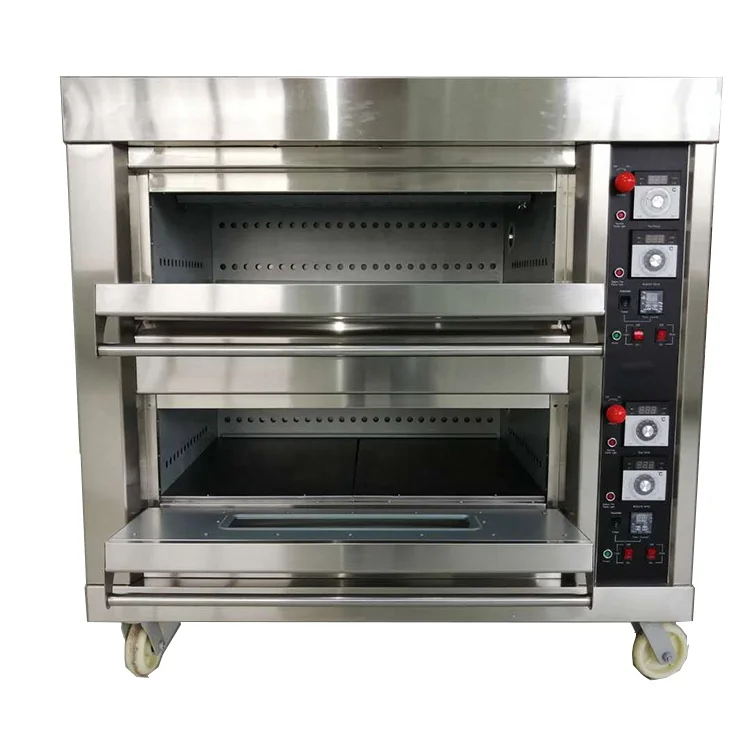 2 Deck 6 Trays Baking Oven Hot Air Bakery Oven Commercial Electric Oven for Bakery - Image 2