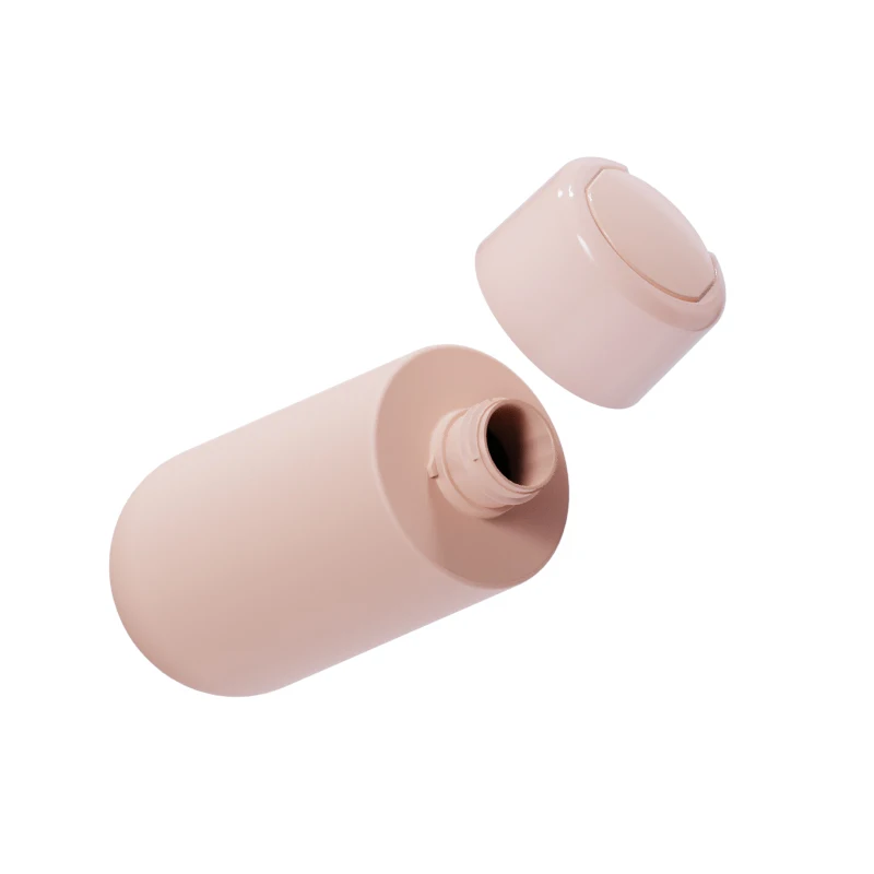 New LDPE 100ml 200ml 300ml Soft Touch Matte Skincare Lotion Bottle Body Whas Hair Shampoo Bottle with Disc Top Cap